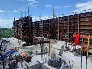 Mur travaux