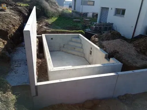 Piscine béton à Minversheim